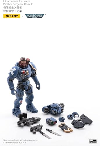 JoyToy Warhammer 40K Ultramarines Infiltrators – 1/18 Actionfigur Mit Austauschbaren Teilen