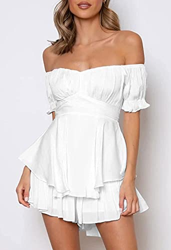 Fixmatti Women Summer Chiffon Rompers Palysuits Shorts Jumpsuits #TOP2