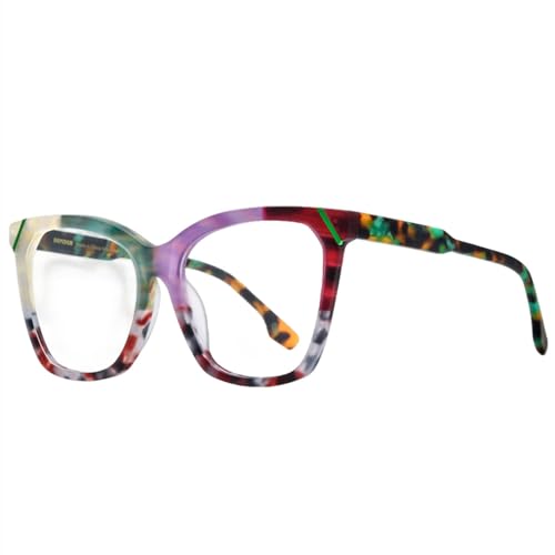 Gafas de acetato cuadradas para lucir un estilo urbano elegante en el trabajo