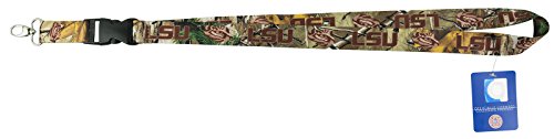 Lanière LSU Tigers Realtree Xtra tour de cou camouflage pour badge et clés