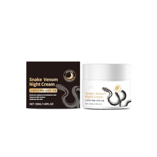 Snake Venom Night Cream, Snake Venom Anti-Aging Cream, Anti-Wrinkle Night, Anti-Aging Active Ingredients, Deeply Nourishes, Dark Circles, Reduces Fine Lines, Revitalizes Youthful Radiance (1)