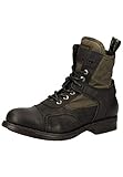 Seitlicher Reißverschluss Replay GMC41.000.C0024L Herren Stiefelette Schwarz/Grün, EU 43