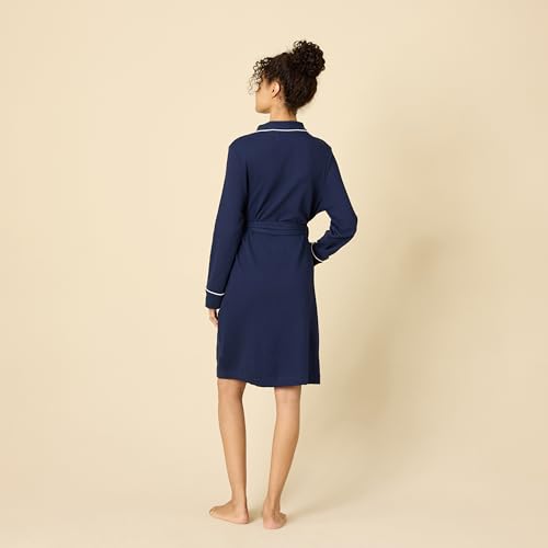Image of Amazon Essentials Women's Lightweight Waffle Full-Length Bath Robe with Pockets (Available in Plus Size)