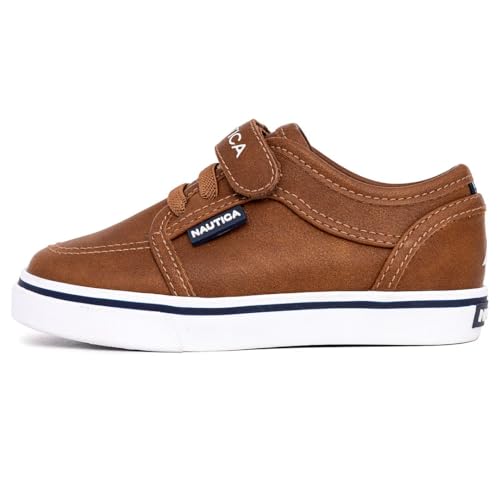 Image of Nautica Kids Adjustable Strap Shoes | Comfortable Casual Sneakers for Boys and Girls, Toddlers & Little Kids