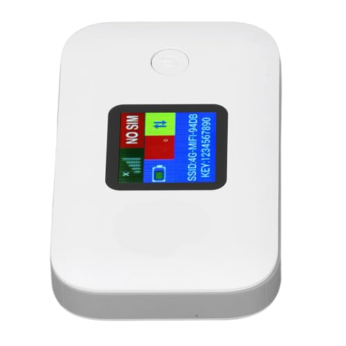 Image of 4G LTE WiFi Hotspot 300 Mbps Connect 10 Devices for Travel Laptop TV, USB Powered Portable Router with SIM Card Slot, WPA2 Security for Home Office Outdoor