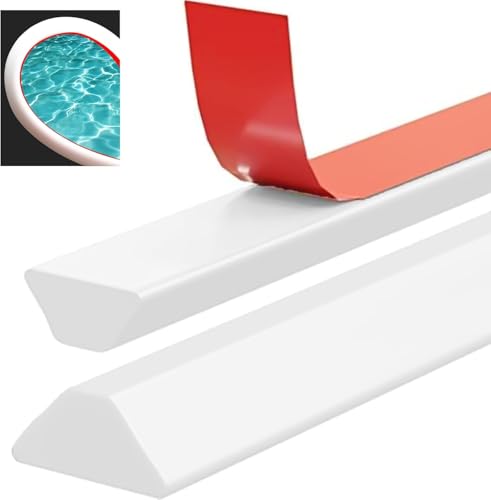 Image of Cosyeasy 39 Inch Collapsible Shower Water Dam, Self Adhesive Silicone Shower Threshold Water Stopper Barrier, Shower Splash Guard for Walk-in Shower, Bathroom & Kitchen, White