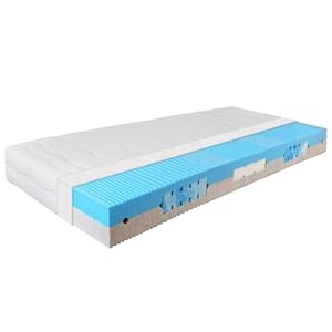 BeCo 2 Dreams Kaltschaummatratze 90 x 200 cm - Wendematratze H2/H3 - atmungsaktive 7 Zonen Matratze mit ergonomischer Körperanpassung - Stiftung Warentest GUT 03/2023 - Oeko-TEX - Made in Germany