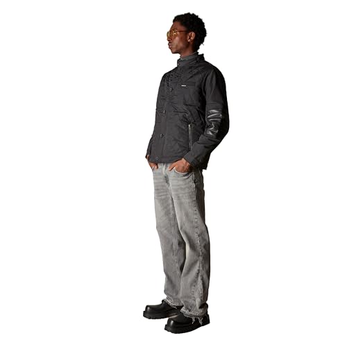 Members Only Belmont Men's Quilted Bomber Jacket | Men's Winter Diamond Quilted Outerwear3