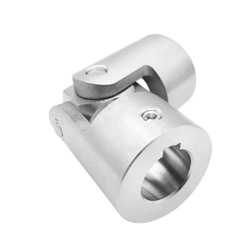 Thalawirefix - Croisillon de Direction Coupleur d'arbre de sortie de moteur, 1 pièce, trou de 15 à 30 mm, connecteur, bague d'accouplement à joint universel croisé avec rainure de clavette Connecteur Rotatif(20x32x8
