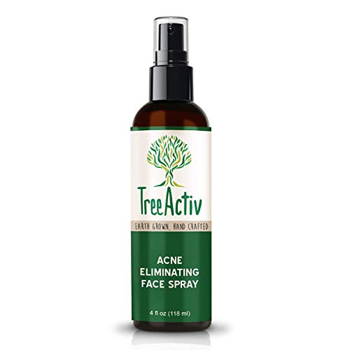 TreeActiv Acne Eliminating Face Spray, Facial Toner with Salicylic Acid to Cleanse, Tone