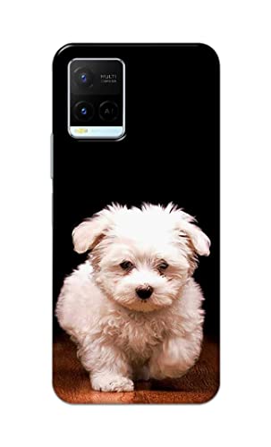 Image of PRINTFIDAA� Printed Hard Back Cover Case for Vivo Y21 | Y21T | Y21s | Y21e | Y21A | Y21G Back Cover (Puppy Dog) -2808