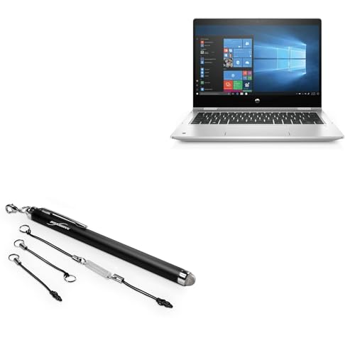 BoxWave X^CXy HP ProBook x360 435 G7Ή - EverTouch ÓdeʎX^CX t@Co[`bv ÓdeʎX^CXy - WFbgubN