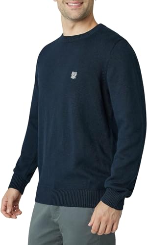 Chaps Men's Big and Tall Sweater - Heavyweight Classic Fit Knitted Cotton Crewneck Pullover Sweater for Men (Sizes: L-4X), Size XX-Large Tall, Newport Navy3
