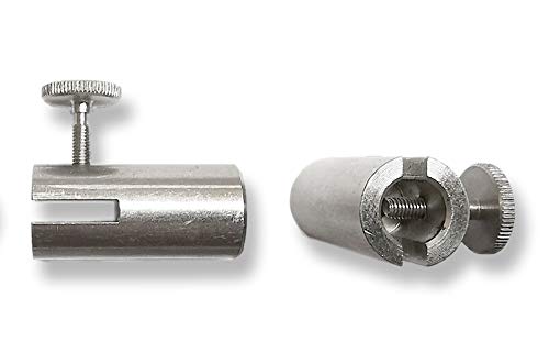 1 Paar Elektrodenhalter für Stabelektroden Ø 6-8 mm, Adapter Galvanik Elektrolysezelle Experimente Elektrochemie - Polymet - Reine Metalle.® Cover