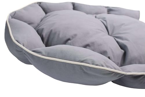 Cama para cães, resistente, resistente a mordidas e arranhões, travesseiro embrulhado, algodão PP in