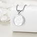 YFN Saint Luke Necklace Sterling Silver Religious Protector Pendant St Luke Jewelry Gifts for Women Men