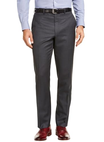 Lauren Ralph Lauren Mens Classic-Fit Wool Dress Pants 58W x 30L Grey