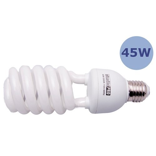 Fovitec - 1X Photography & Video Lighting Kit - [Continuous Light][Cast Iron][Collapsible][45W Cfl Bulbs][Translucent Reflector Umbrella] #TOP7