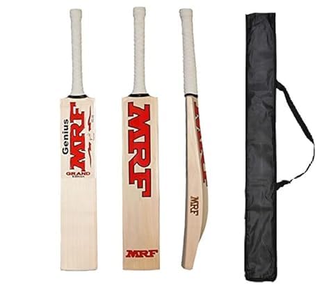 Pro Play Cricket Bat Popular Willow Full Size with Bat Cover, Play for Rubber Ball, Tennis Ball, Plastic Ball (P_MRF)