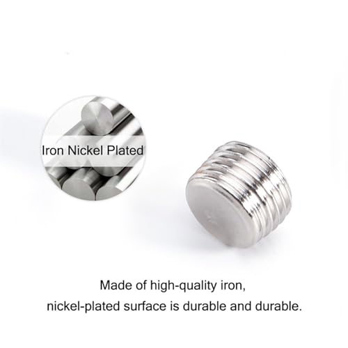 Tapa conector de latón hexagonal DT-04 de rosca macho con roscado ultra preciso 4