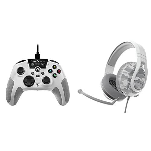 Turtle Beach Recon 500 Wired Multiplatform Gaming Headset with Turtle Beach Recon Wired Game Controller with Enhanced Audio