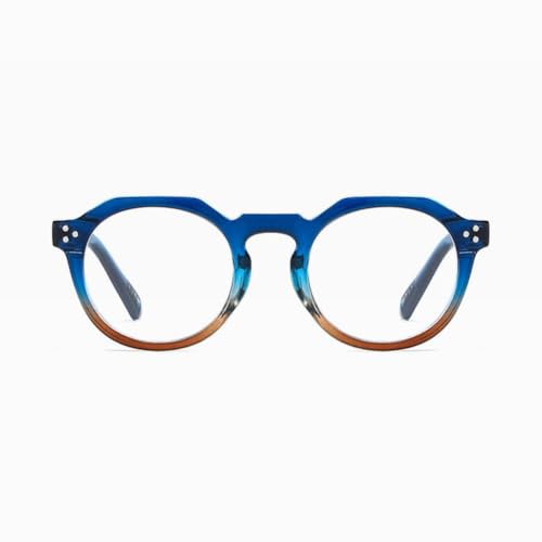 Image of Shiratori Square Blue Light Blocking Glasses for Women Men, Lightweight Frame Anti Eyestrain Computer Glasses