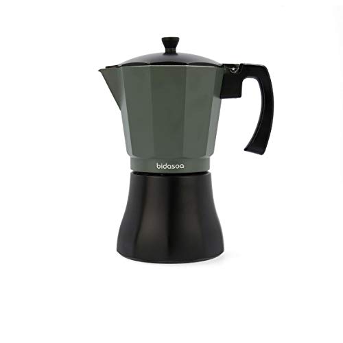Bidasoa VERA - Cafetera verde Aluminio 12 Tazas