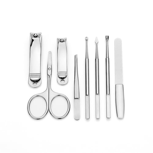Coupe-ongles et ensemble de manucure complet sous sac à fermeture éclair doré