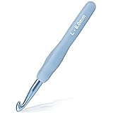 YOJOB 1Pack Size L / 8.0mm Crochet Hook, Super Smooth & Ergonomic for Beginner and Advanced (8.0mm-L)