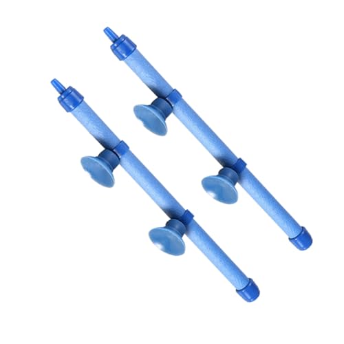 Toyvian 2 Piezas Barra Difusora de Oxígeno para Acuario con Ventosas y Silenciosa Instalación Fácil para Peceras y Hidroponía