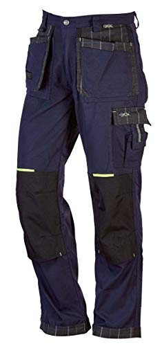 Raisin professionnel x Pantalon Canvas avec revêtement nano Bleu -  Bleu Cover