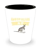 Australia Shot Glass Kangaroo Design | Funny Gag Gift for Friends & Family | Unique Barware for Birthdays & Celebrations