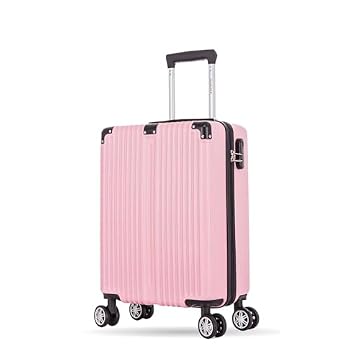 Mala de Bordo Dublin Rígida 4 Rodas Duplas Santino AMZV204P (Pink)