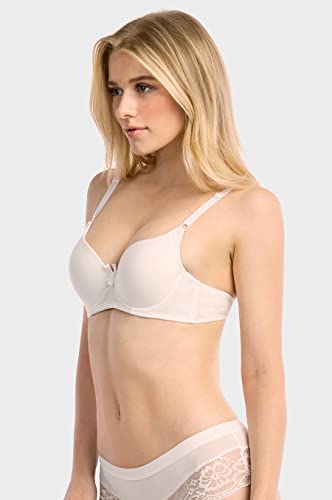 Image of Mamia Women's Basic Plain Bras, Pack of 6