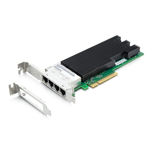 Image of 10Gtek XL710-T4 CNA, 4 Ports 10GBase-T NIC,Assembly by Intel XL710BM1 Controller