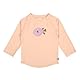 LÄSSIG Baby und Kleinkind Langarm Schwimmshirt Badeshirt Rashguard mit UV-Schutz Fish Peach Rose 25-36 Monate