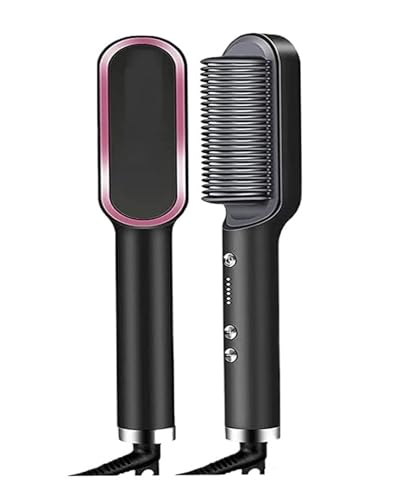 Plancha alisadora para cabello multiuso color negro miniatura 7