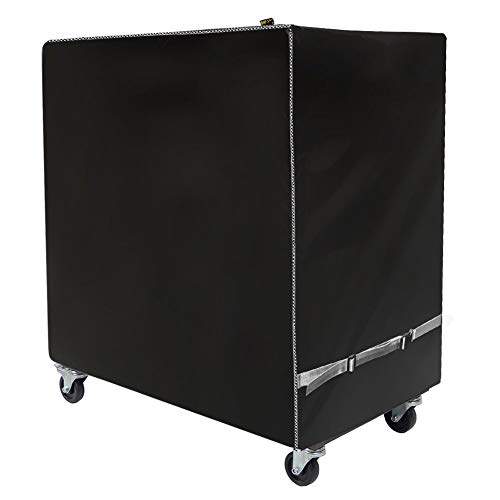 Cooler Cart Cover - Universal Fit for Most 80 QT,Waterproof Thickened Fabric,Rolling Cooler (Patio Cooler,Beverage Cart, Rolling Ice Chest) Protective Cover (Black)