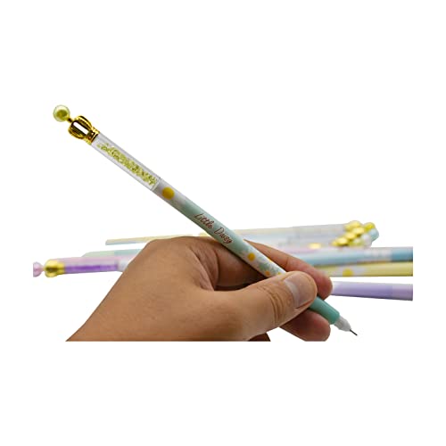 12 Plumas Daisy Lopenle Negra 0.5mm Pack miniatura 6