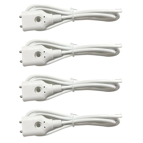 Glayent 4X Detector de Alarma de Fuga de Agua con Sensor Cableado, Cable de 1 Metro, Sonda de Sensor de de Agua, Postes Metálicos Dobles