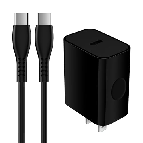 USB C Charger Block Fast Charge for Samsung Galaxy A05 A05S A54 S23 FE S22 Ultra S22+ S21 FE,Google Pixel 8 Pro 7a 7 Pro 6 Pro 6a,20W Type C Wall Plug PD 3.0 Power Adapter & Type C to C Charging Cable