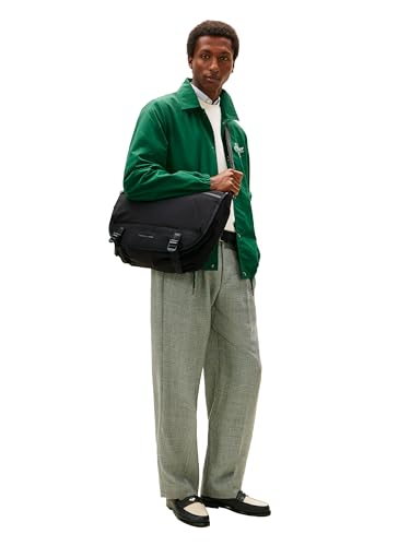 Image of Tommy Hilfiger Men's Lightweight Messenger Laptop Bag With Buckle and Adjustable Strap