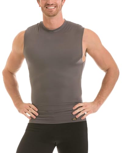 Insta Slim Men's Sleeveless Crew Neck Compression T-Shirt