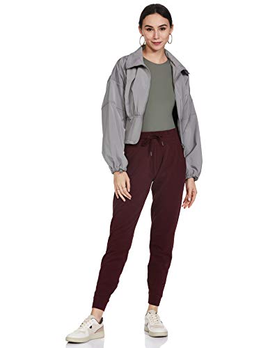 Image of Marks & Spencer Goodmove Womens Solid High Rise Regular Fit Jogger