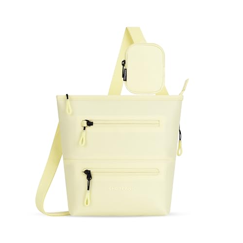 Image of Sherpani Sadie, Nylon Crossbody Bag, Lightweight Shoulder Bag, Travel Cross Body, Crossbody Purse, RFID Protection, Removable Coin Purse, Travel Gift (Sol)