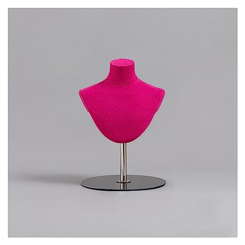 Présentoir à bijoux 3D buste mannequin de table noir pour collier