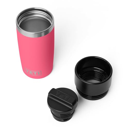 Image of YETI Rambler 12 oz Travel Bottle, Stainless Steel, Vacuum Insulated with Leakproof Commuter Cap, Tropical Pink