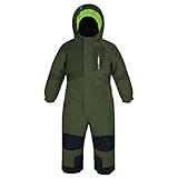 Killtec Kinder Skioverall wasserdicht 10.000 mm Wassersäule - Olivgrün - Größe 104