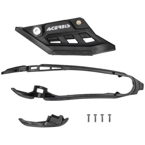 Acerbis �`�F�[���K�C�h�ƃX���C�_�[�L�b�g �u���b�N KTM 125SX/150XC-W/250SX/250SX-F/250XC/250XC-F/250XC-W/300SX/300XC/300XC-W/350EXC-F/350SX-F/450SX-F