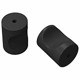vidaXL Cabinet Knobs 2 pcs Black M4 x 12 mm Iron, Kitchen, Cylindrical, Contemporary Designs for Modern Spaces Featuring Unique Shapes and Innovative Storage Solutions